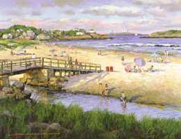 Mosher Gallery, Good Harbor Beach painting, Gloucester, MA